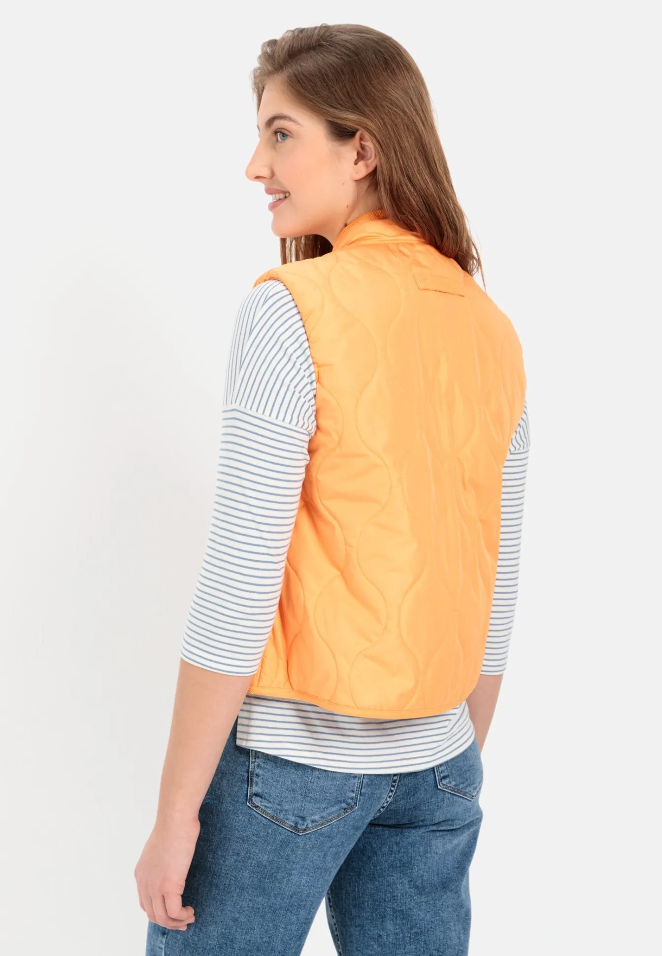 Damen Camel Active Jacken & Westen^Kurze Steppweste aus recyceltem Polyester