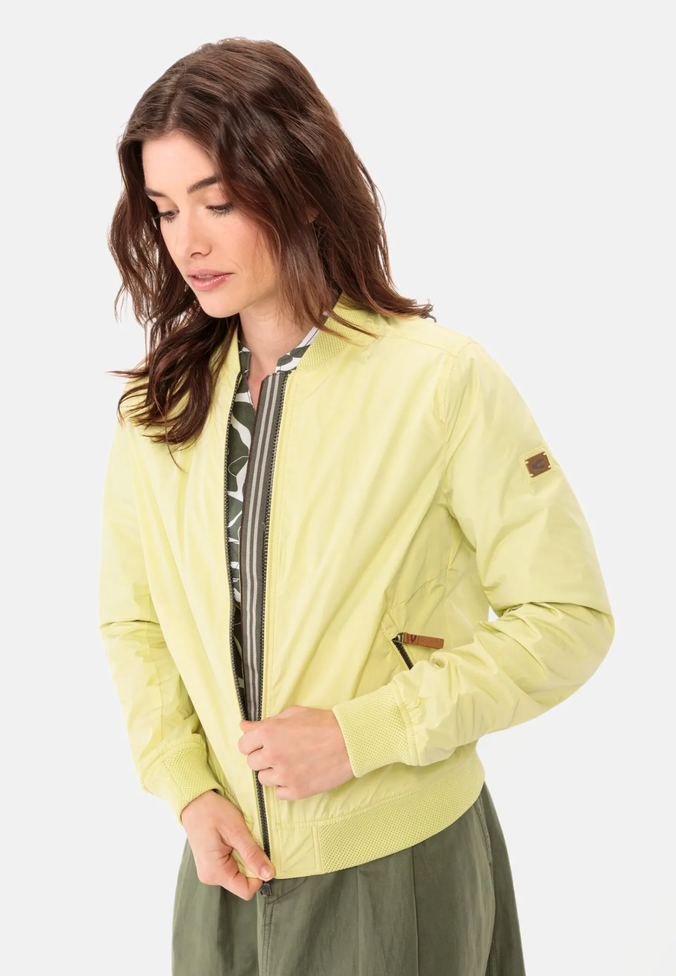 Damen Camel Active Jacken & Westen^Kurzer Blouson aus recyceltem Polyester