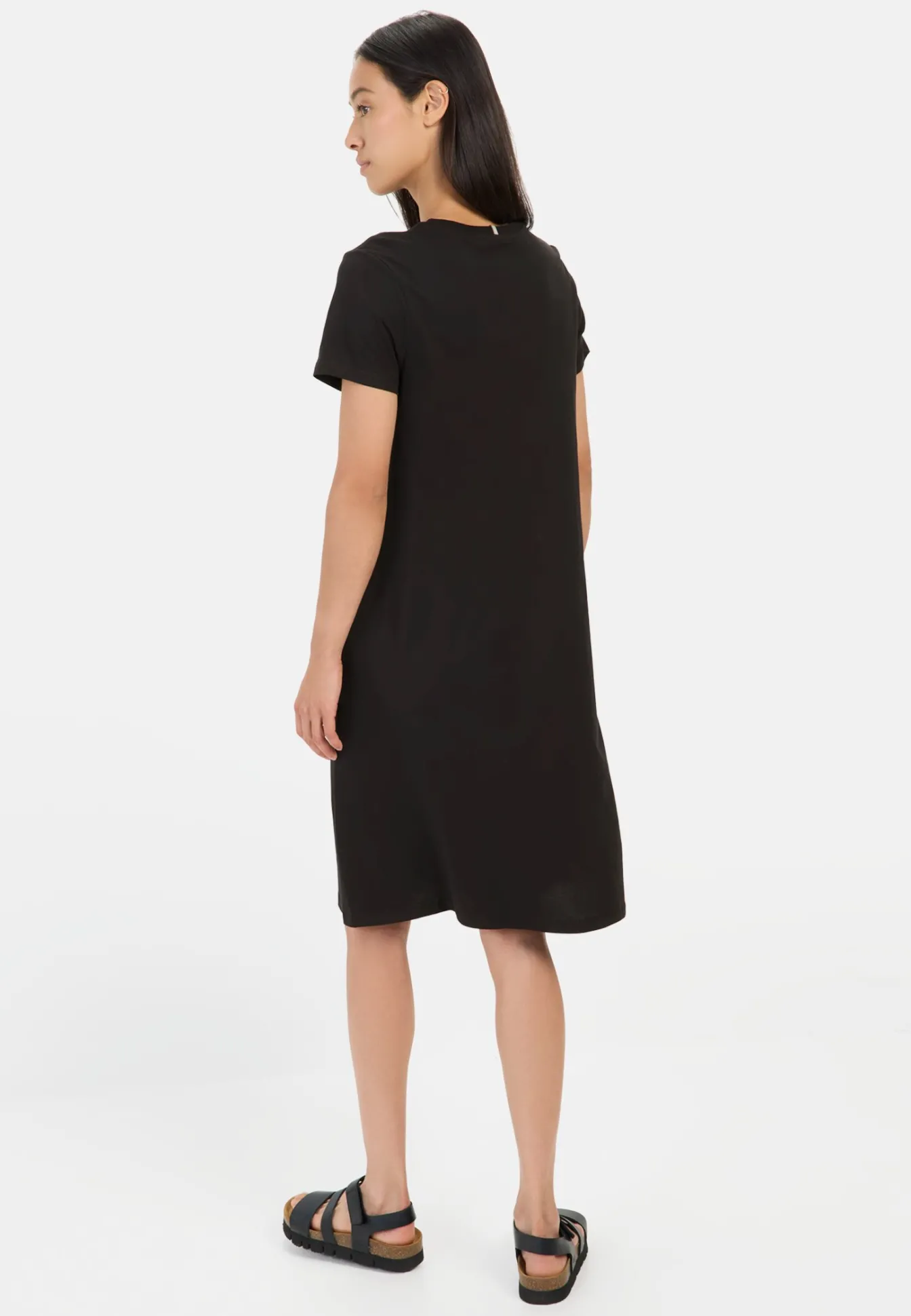 Damen Camel Active Kleider^Kurzes T-Shirt-Kleid mit Blumenprint