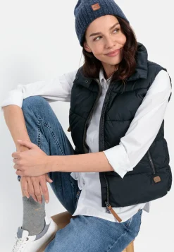 Damen Camel Active Blusen^Langarm Bluse aus reiner Baumwolle