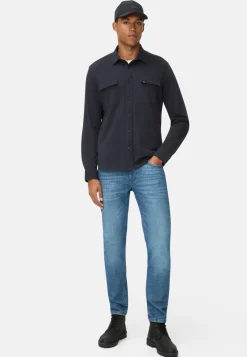 Herren Camel Active Hemden^Langarm Hemd aus reiner Baumwolle