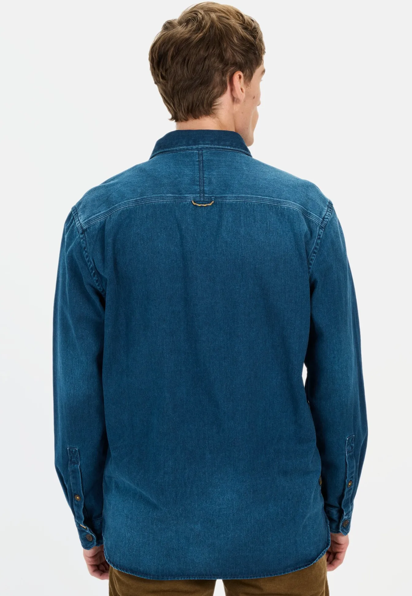 Herren Camel Active Hemden^Langarm Hemd im Regular Fit aus Baumwolle