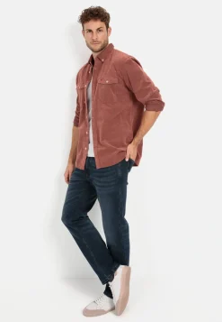 Herren Camel Active Hemden^Langarm Hemd in Regular Fit aus Cord