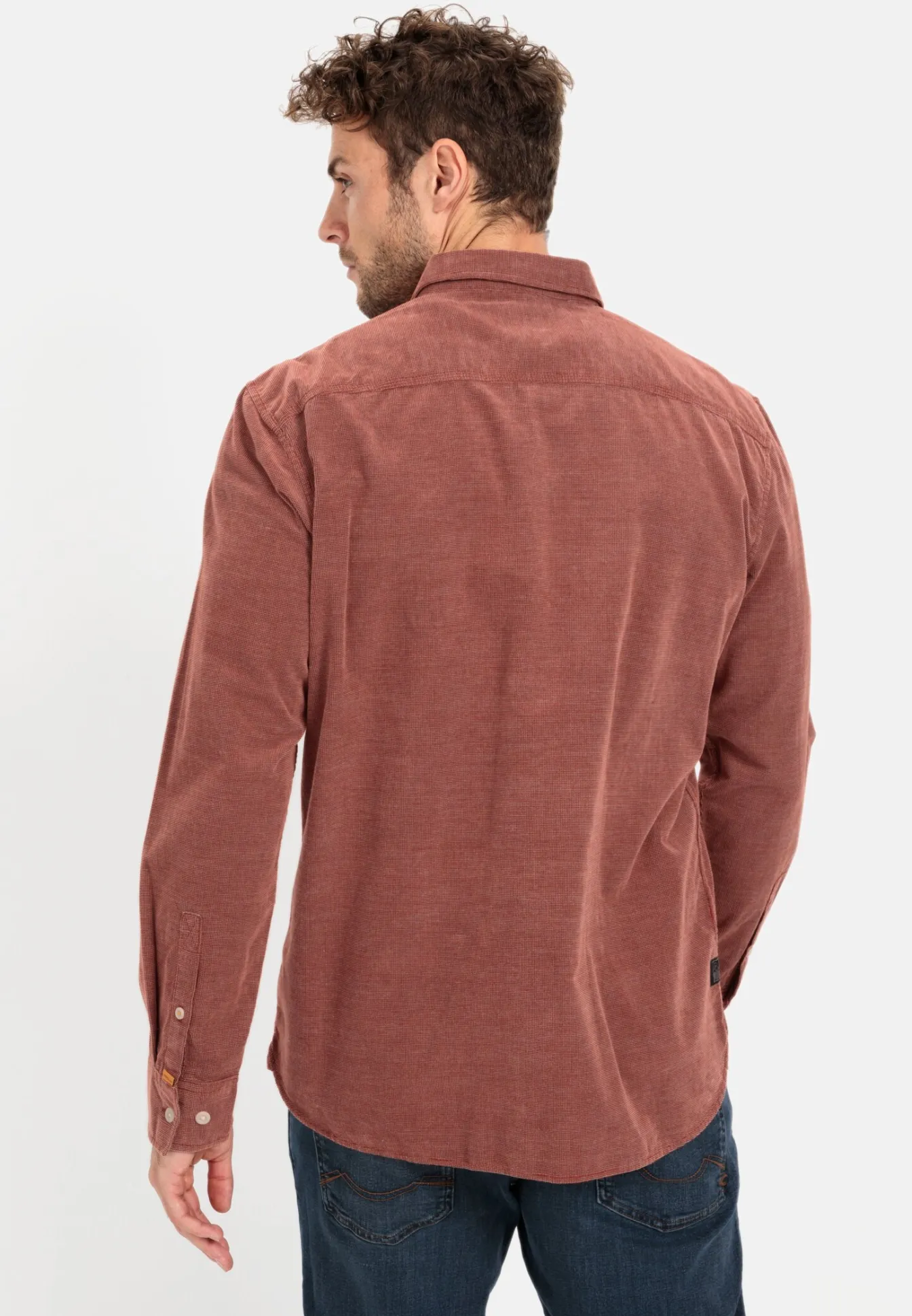 Herren Camel Active Hemden^Langarm Hemd in Regular Fit aus Cord