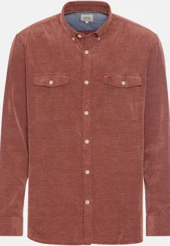 Herren Camel Active Hemden^Langarm Hemd in Regular Fit aus Cord
