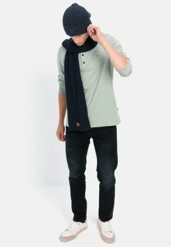 Herren Camel Active T-Shirts & Polos^Langarm Henley aus reiner Baumwolle