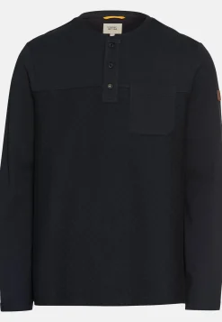 Herren Camel Active T-Shirts & Polos^Langarm Henley mit Brusttasche