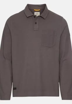 Herren Camel Active T-Shirts & Polos^Langarm Poloshirt aus reiner Baumwolle