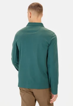 Herren Camel Active T-Shirts & Polos^Langarm Poloshirt aus reiner Baumwolle