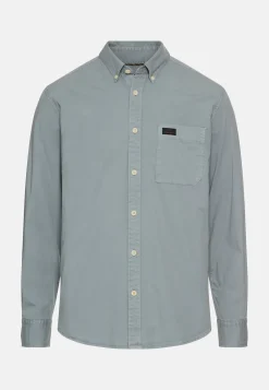 Herren Camel Active T-Shirts & Polos^Langarm Shirt mit Button-Down Kragen