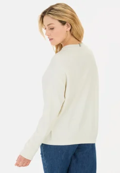 Damen Camel Active T-Shirts & Polos^Langarm Sweatshirt aus reiner Baumwolle