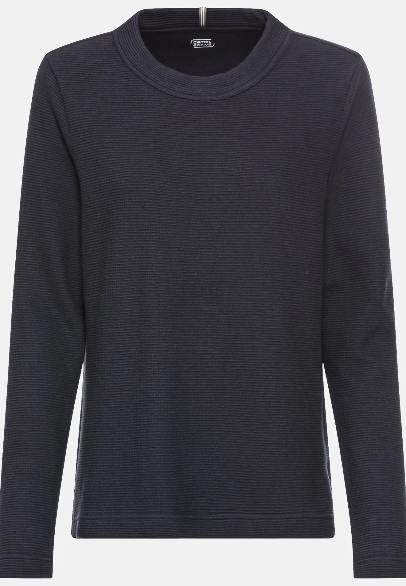 Damen Camel Active Sweatshirts & Hoodies^Langarm Sweatshirt mit Waffelmuster