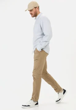 Herren Camel Active Hemden^Langarmhemd aus Leinenmix