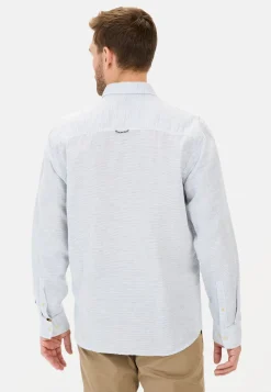 Herren Camel Active Hemden^Langarmhemd aus Leinenmix