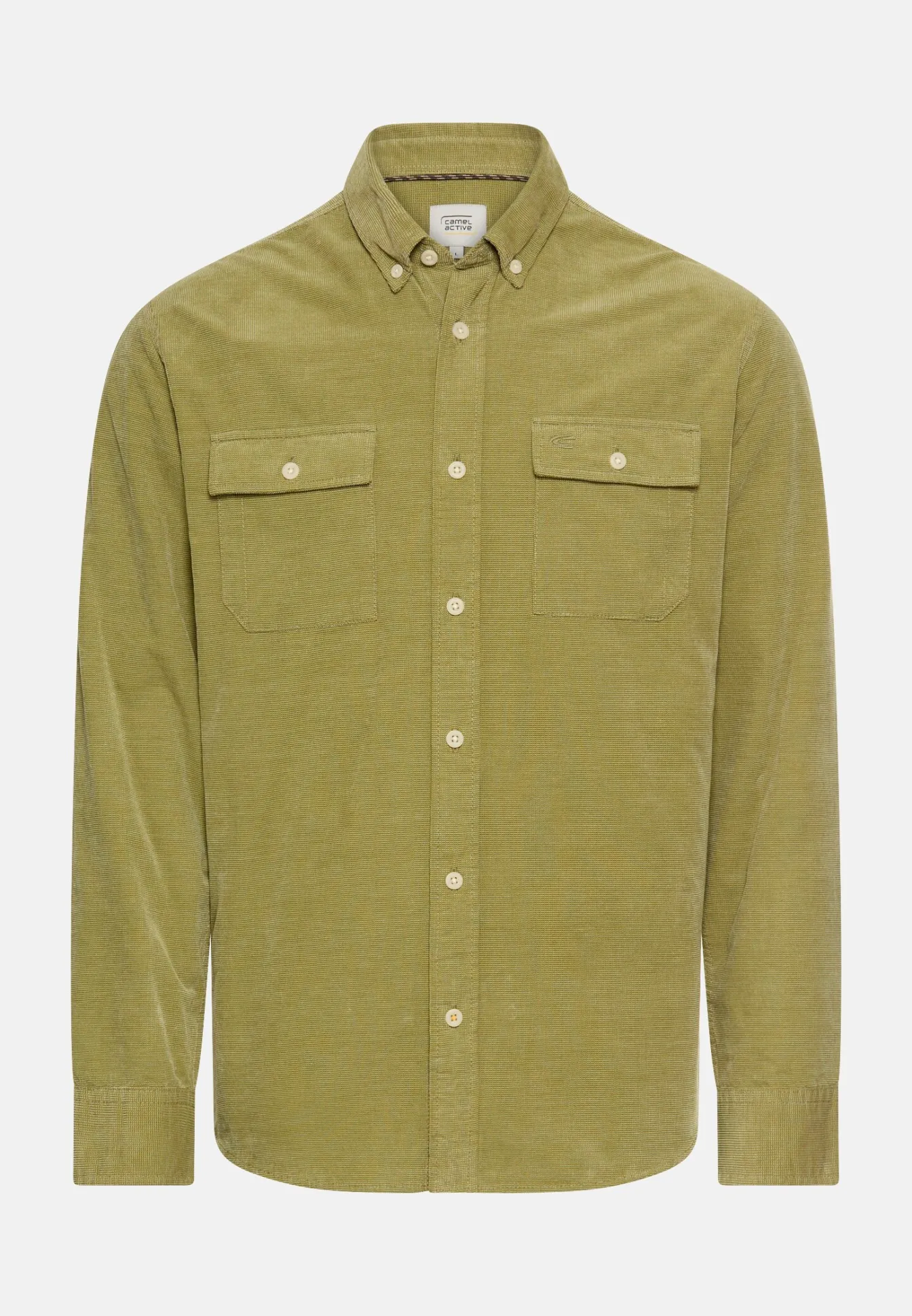 Herren Camel Active Hemden^Langarmhemd mit aufgesetzten Taschen