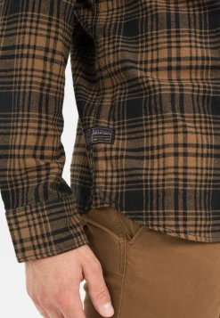 Herren Camel Active Hemden^Langarmhemd mit Karomuster