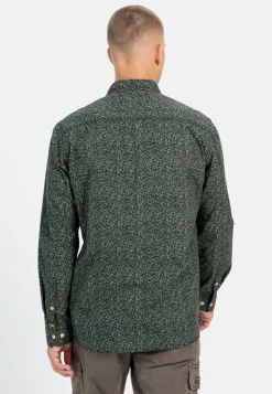 Herren Camel Active Hemden^Langarmhemd mit Minimal-Print