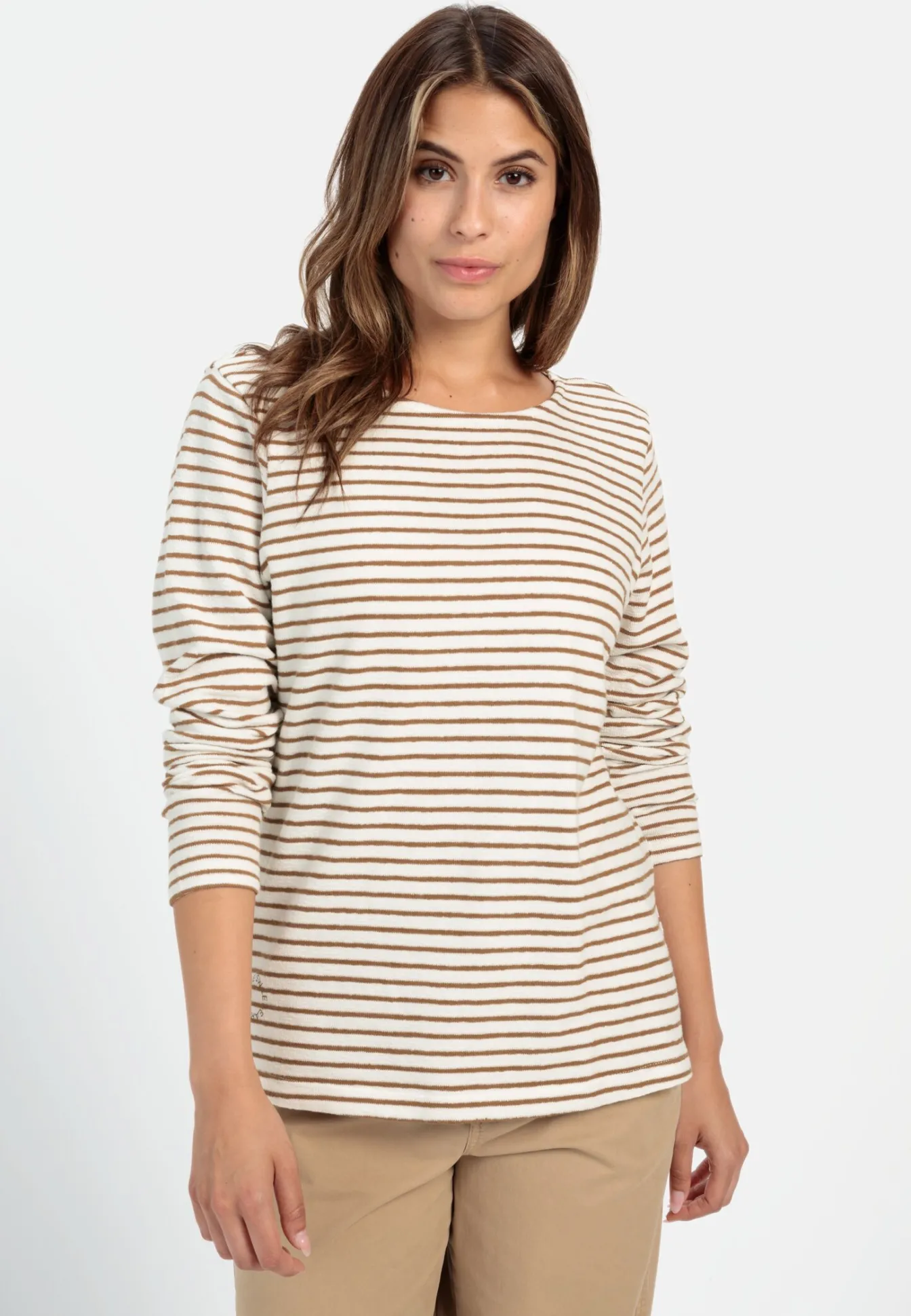 Damen Camel Active T-Shirts & Polos^Langarmshirt aus Organic Cotton
