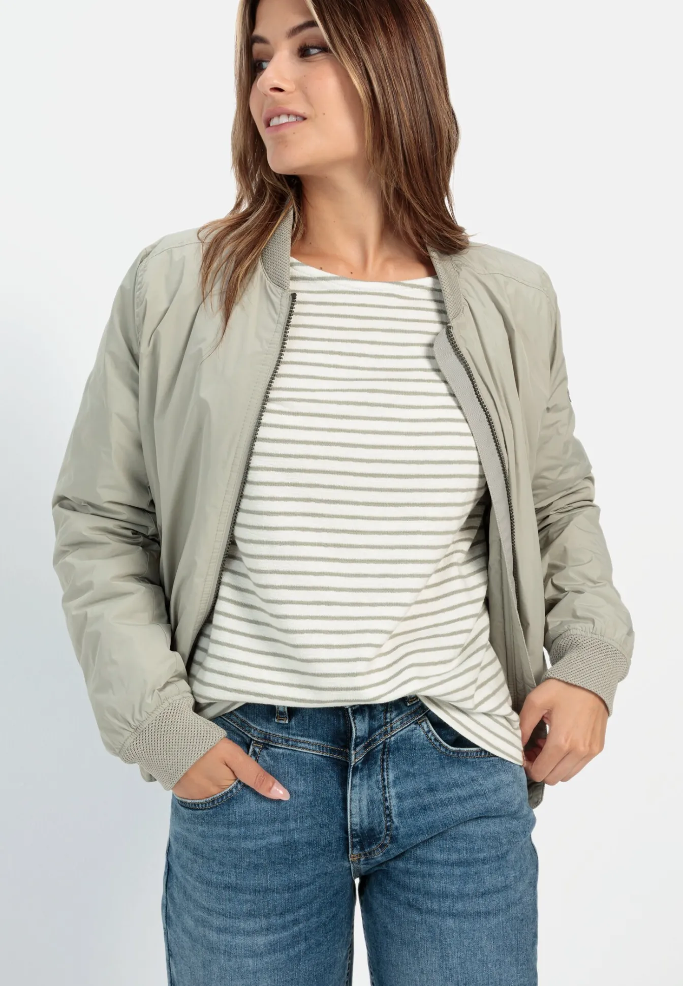 Damen Camel Active T-Shirts & Polos^Langarmshirt aus Organic Cotton