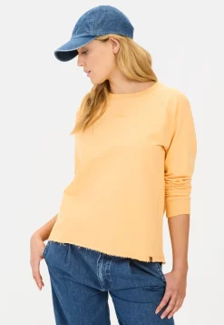 Damen Camel Active T-Shirts & Polos^Langarmshirt aus reiner Baumwolle