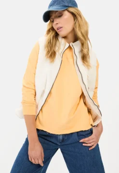 Damen Camel Active T-Shirts & Polos^Langarmshirt aus reiner Baumwolle