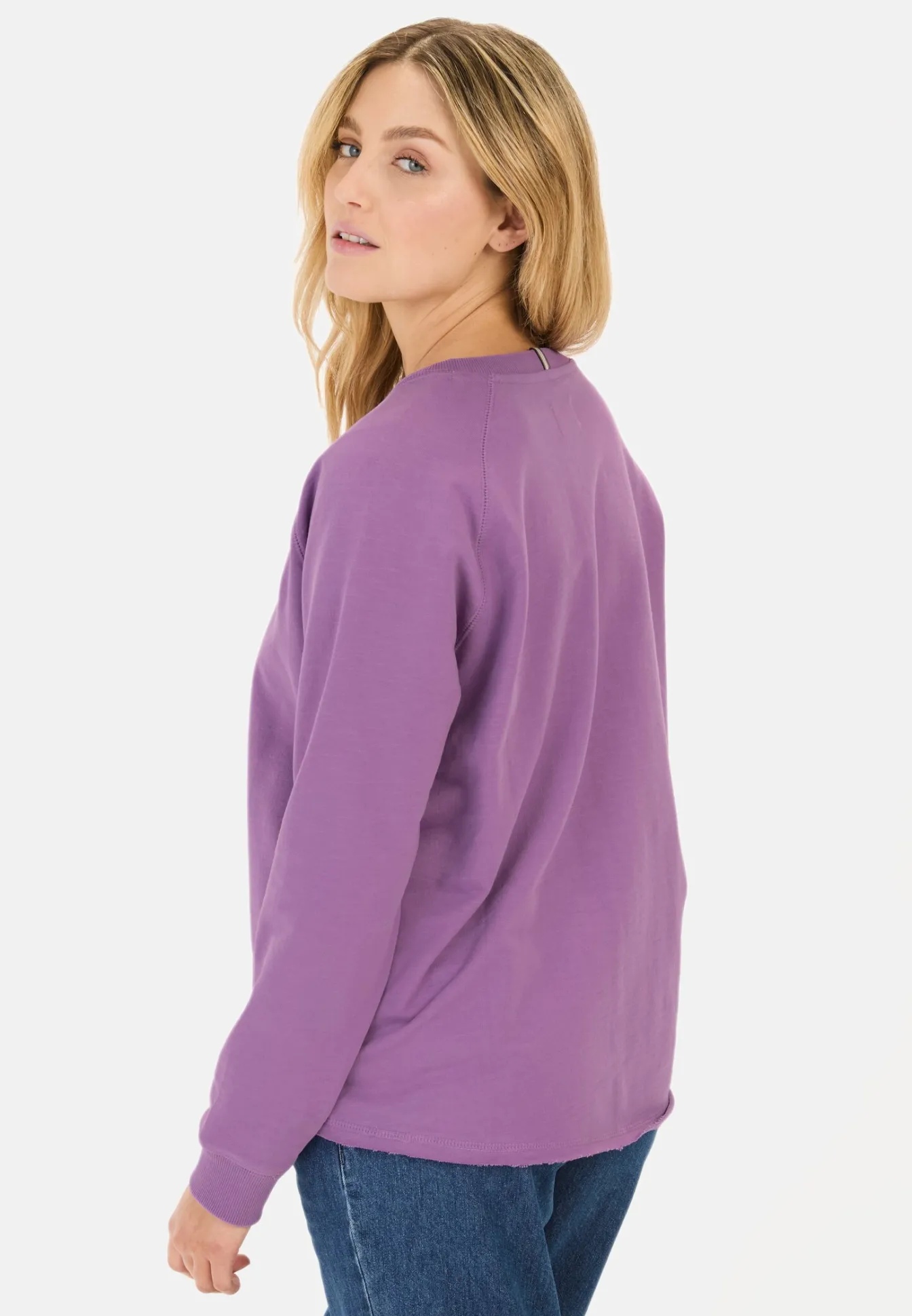 Damen Camel Active T-Shirts & Polos^Langarmshirt aus reiner Baumwolle