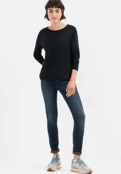 Damen Camel Active T-Shirts & Polos^Langarmshirt aus reiner Baumwolle