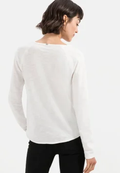 Damen Camel Active T-Shirts & Polos^Langarmshirt aus reiner Baumwolle
