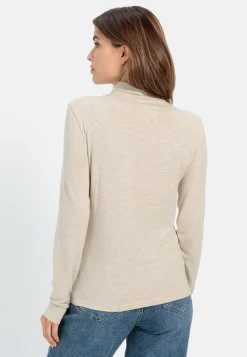 Damen Camel Active T-Shirts & Polos^Langarmshirt mit Rollkragen