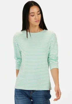 Damen Camel Active T-Shirts & Polos^Langarmshirt mit Rundhalsausschnitt
