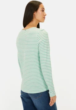Damen Camel Active T-Shirts & Polos^Langarmshirt mit Rundhalsausschnitt