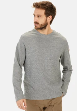 Herren Camel Active T-Shirts & Polos^Langarmshirt mit Steppmuster
