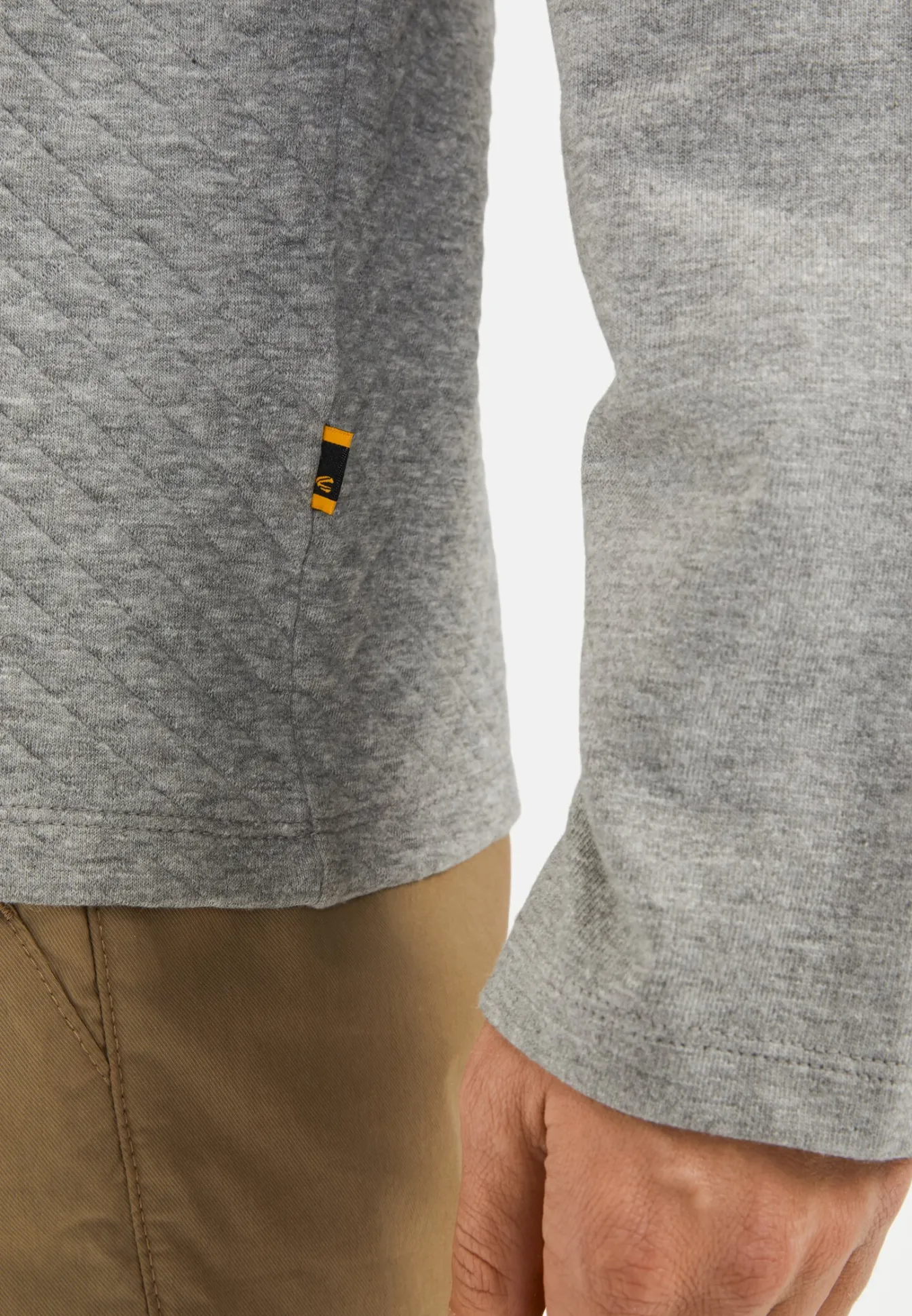 Herren Camel Active T-Shirts & Polos^Langarmshirt mit Steppmuster