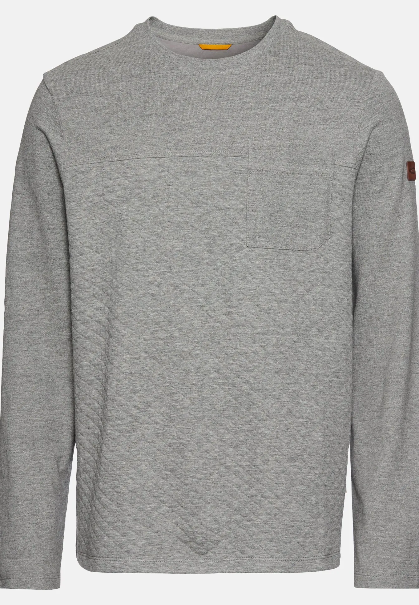 Herren Camel Active T-Shirts & Polos^Langarmshirt mit Steppmuster