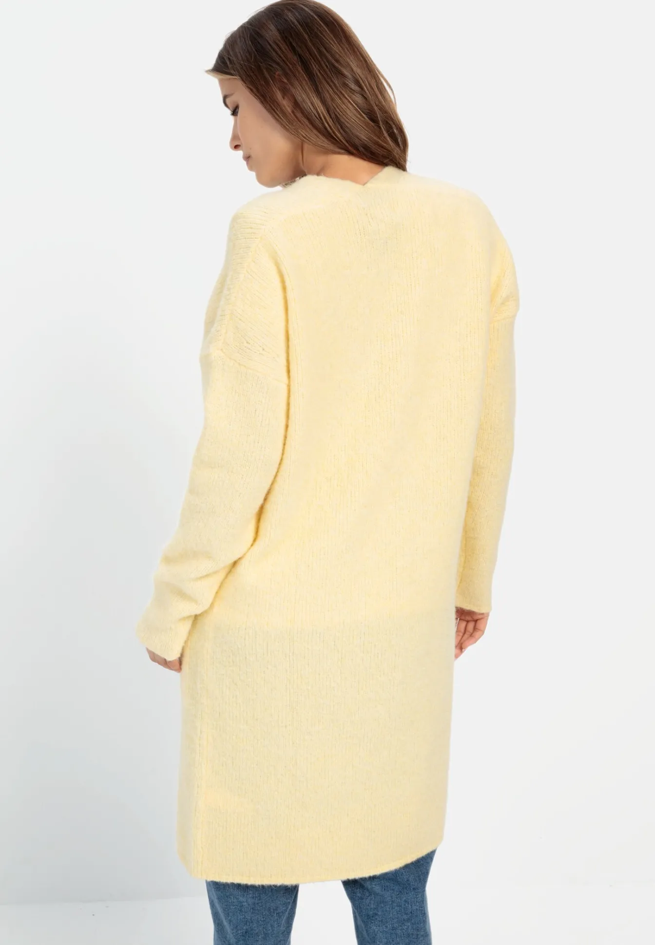 Damen Camel Active Pullover & Cardigans^Langer Cardigan mit Taschen
