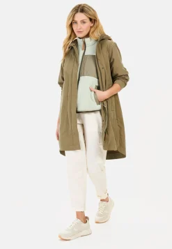 Damen Camel Active Jacken & Westen^Langer Parka mit verstellbarer Taille