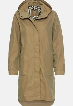 Damen Camel Active Jacken & Westen^Langer Parka mit verstellbarer Taille