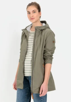 Damen Camel Active Jacken & Westen^Langer Windbreaker aus recyceltem Polyester