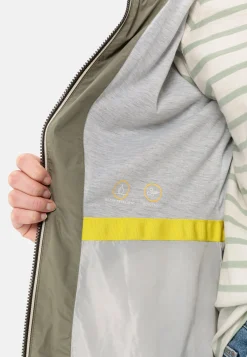 Damen Camel Active Jacken & Westen^Langer Windbreaker aus recyceltem Polyester