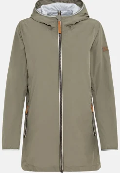 Damen Camel Active Jacken & Westen^Langer Windbreaker aus recyceltem Polyester