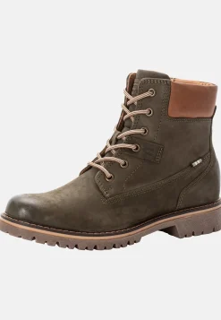 Damen Camel Active Stiefel & Boots^Leder Schnürstiefel mit warmem Wollfutter