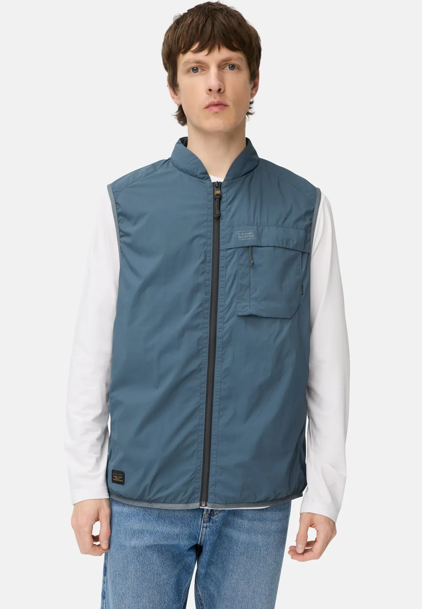 Herren Camel Active Jacken & Westen^Leichte einrollbare Weste mit Funktionstaschen
