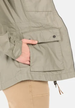 Damen Camel Active Jacken & Westen^Leichte Jacke aus reiner Baumwolle im Vintage Look