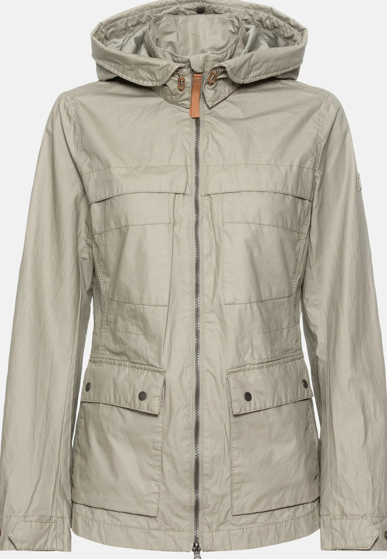 Damen Camel Active Jacken & Westen^Leichte Jacke aus reiner Baumwolle im Vintage Look