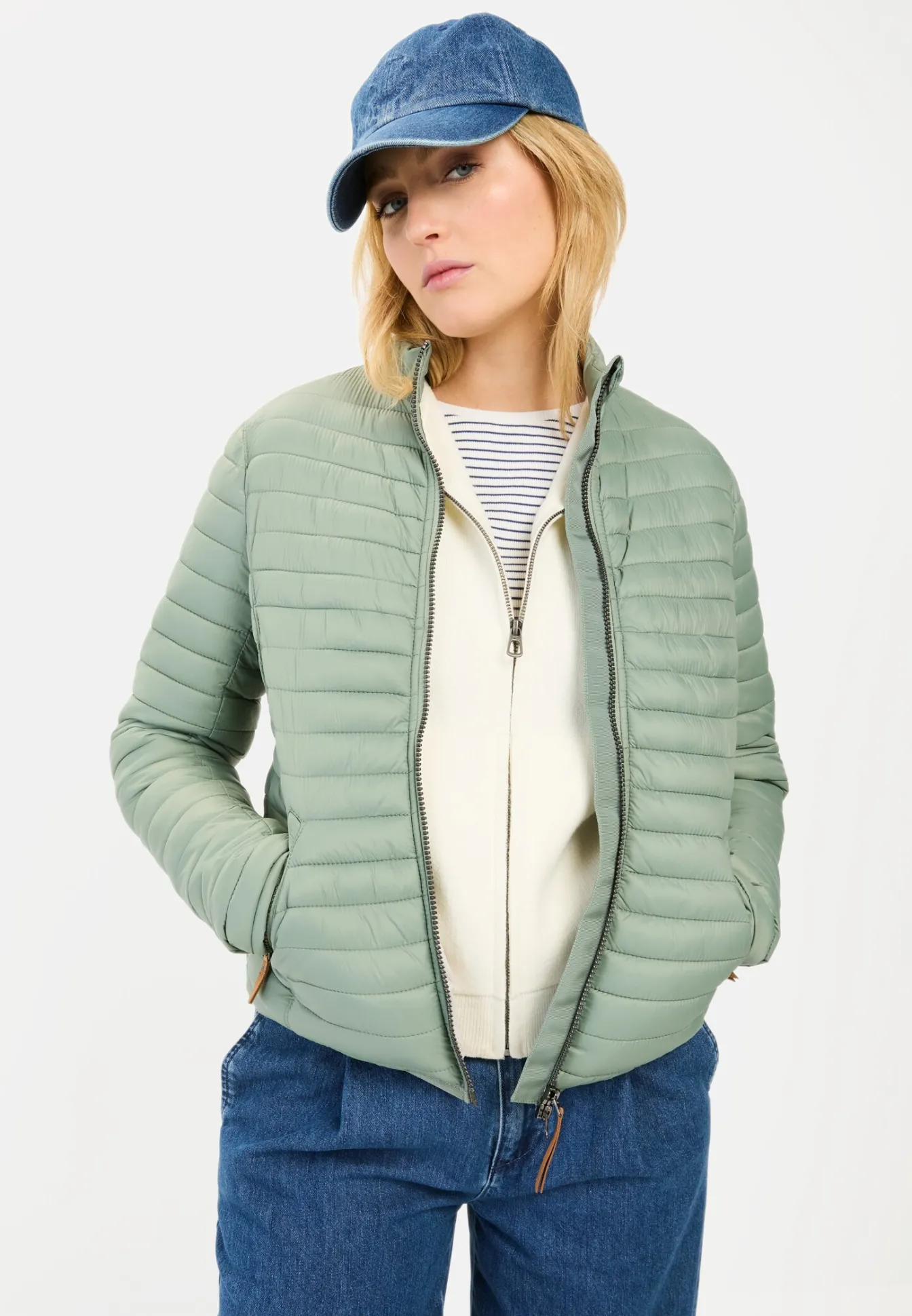 Damen Camel Active Jacken & Westen^Leichte Steppjacke aus recyceltem Polyamid