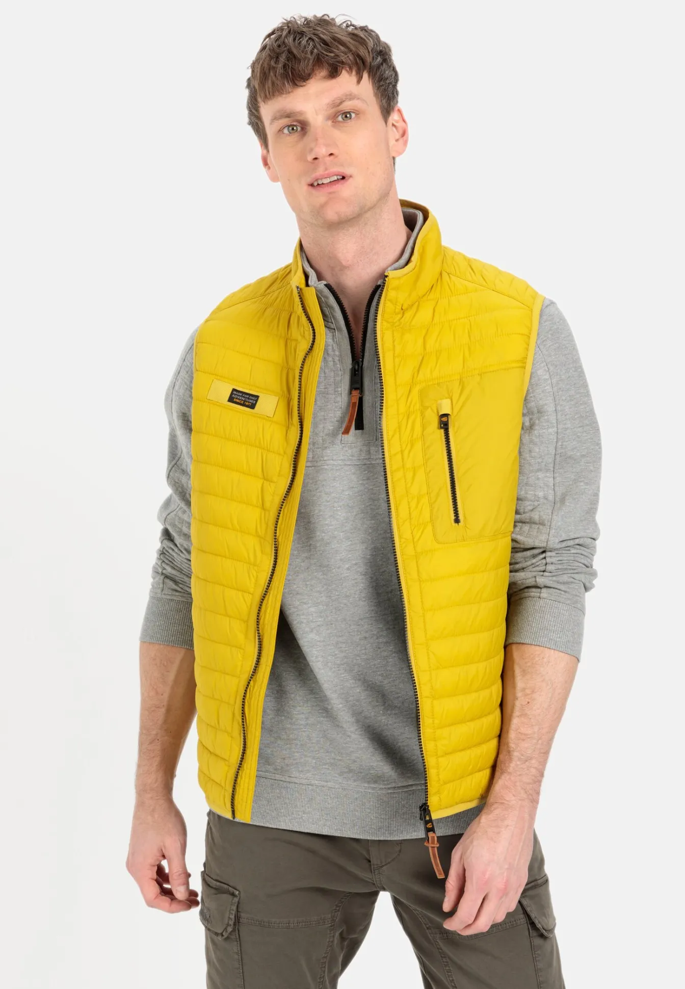 Herren Camel Active Jacken & Westen^Leichte Steppweste aus recyceltem Polyamid
