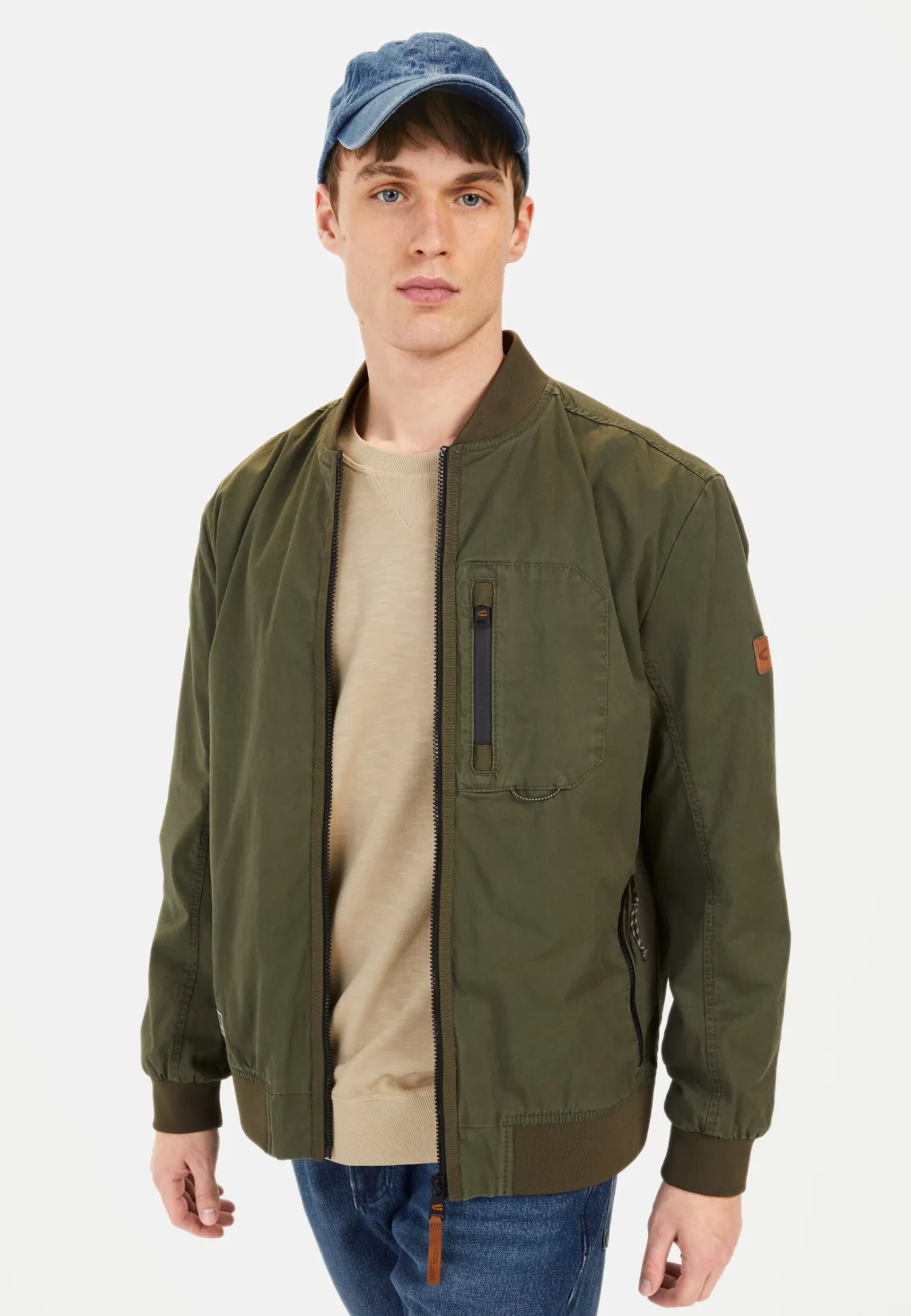 Herren Camel Active Jacken & Westen^Leichter Blouson mit Stehkragen