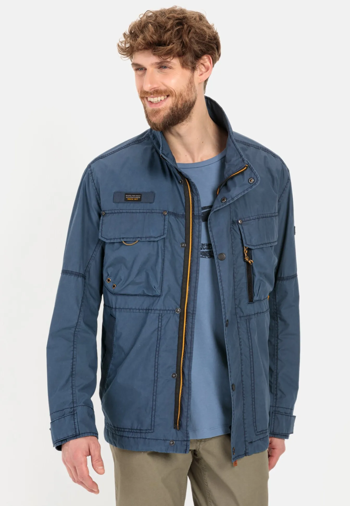Herren Camel Active Jacken & Westen^Leichter Blouson mit Stehkragen