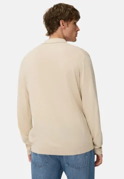 Herren Camel Active T-Shirts & Polos^Leichtes Langarm Polo aus reiner Baumwolle