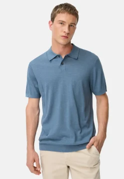 Herren Camel Active T-Shirts & Polos^Leichtes Strick-Polo aus reiner Baumwolle
